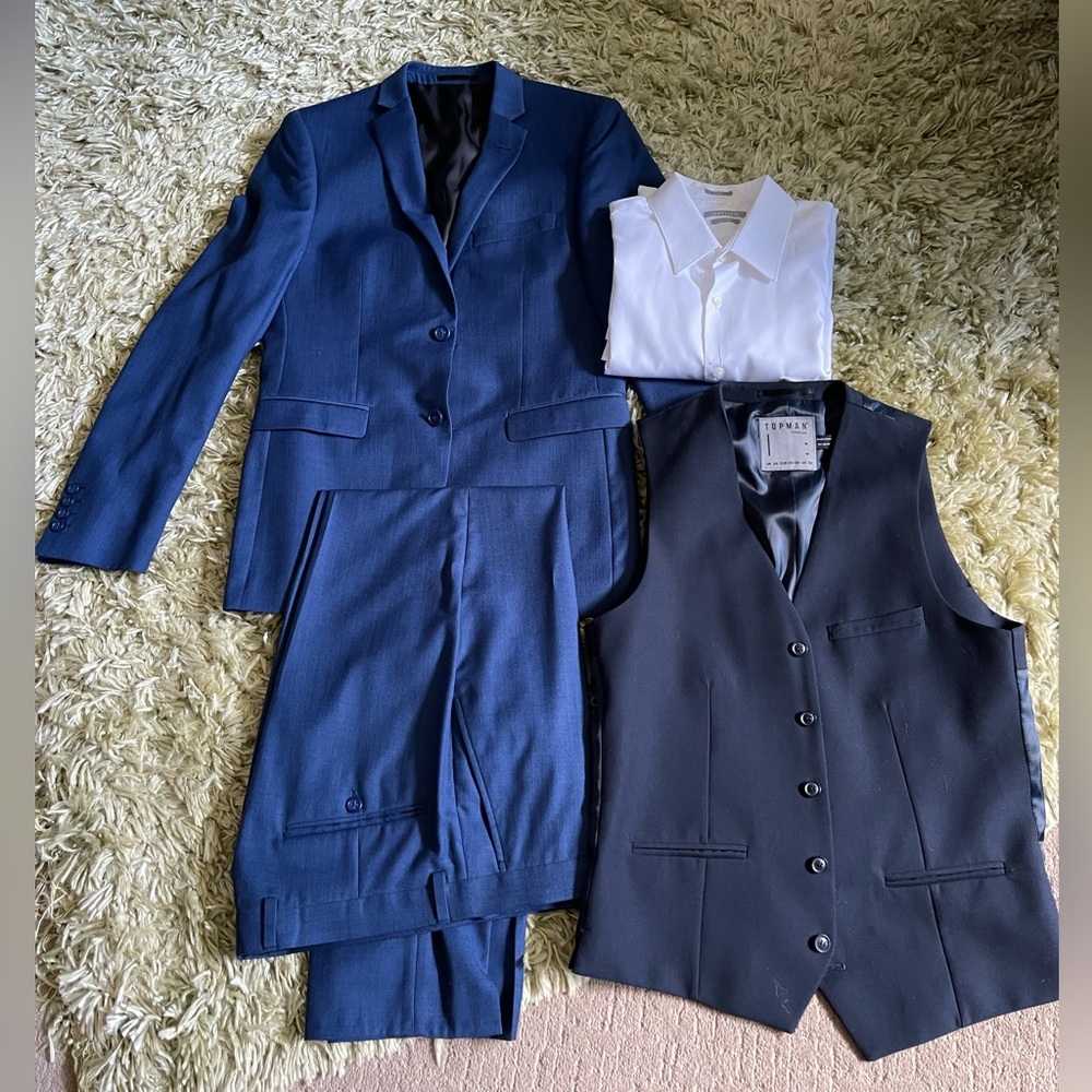 Men’s Navy Full-Piece Suit